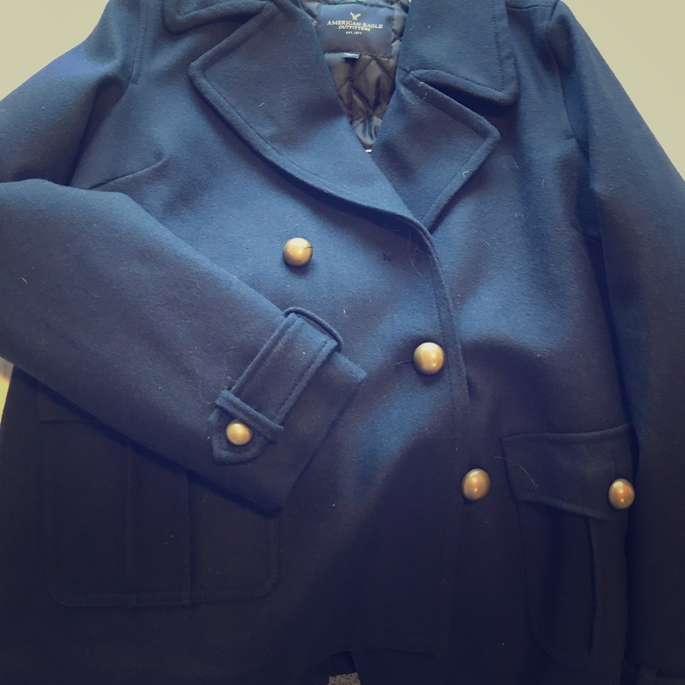 American eagle navy peacoat